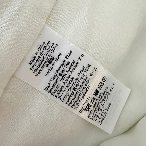 J.Crew Anna October Wide Leg Trouser Textured Satin Relaxed Ivory US 22 NWT - Picture 11 of 16